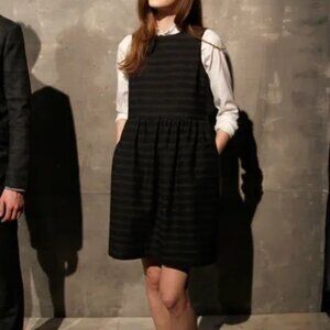 Steven Alan Mini Dress Wool XS Size 0 Black